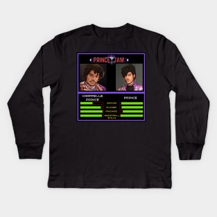 Prince vs Chappelle Prince - Prince Jam Edition Kids Long Sleeve T-Shirt